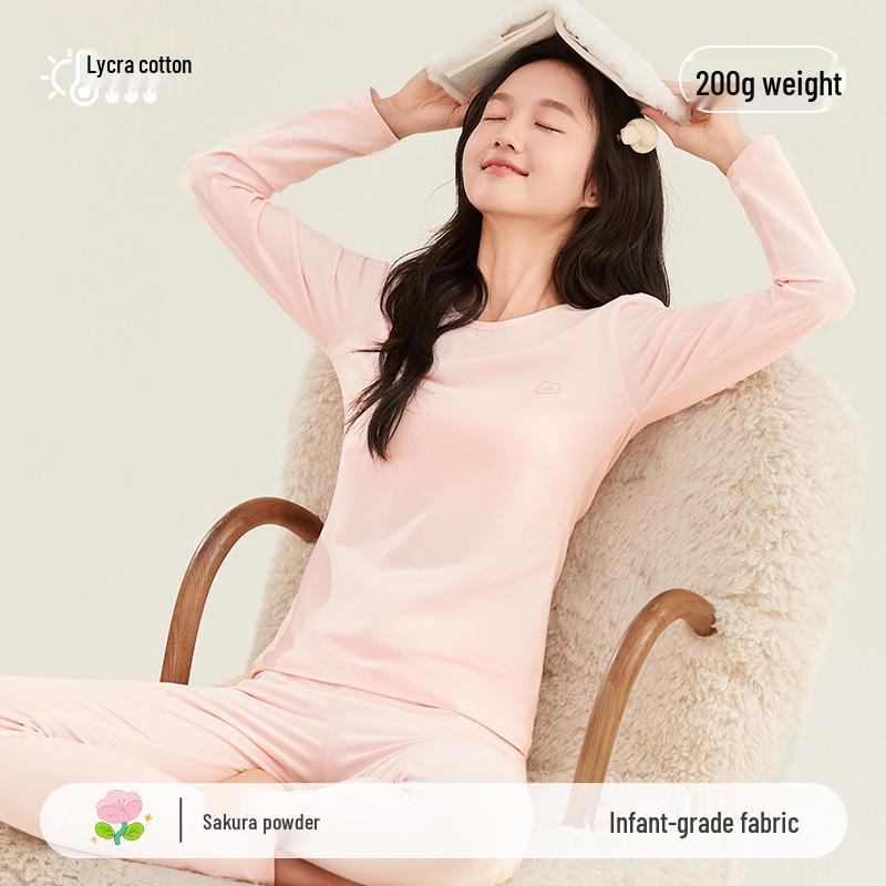 

Осенний хлопковый комплект термобелья для подростков: Теплое, Утепленное Нижнее Белье для Девочек-Подростков и Старшеклассниц L