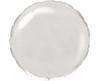 Round White Foil Balloon, 46 Cm