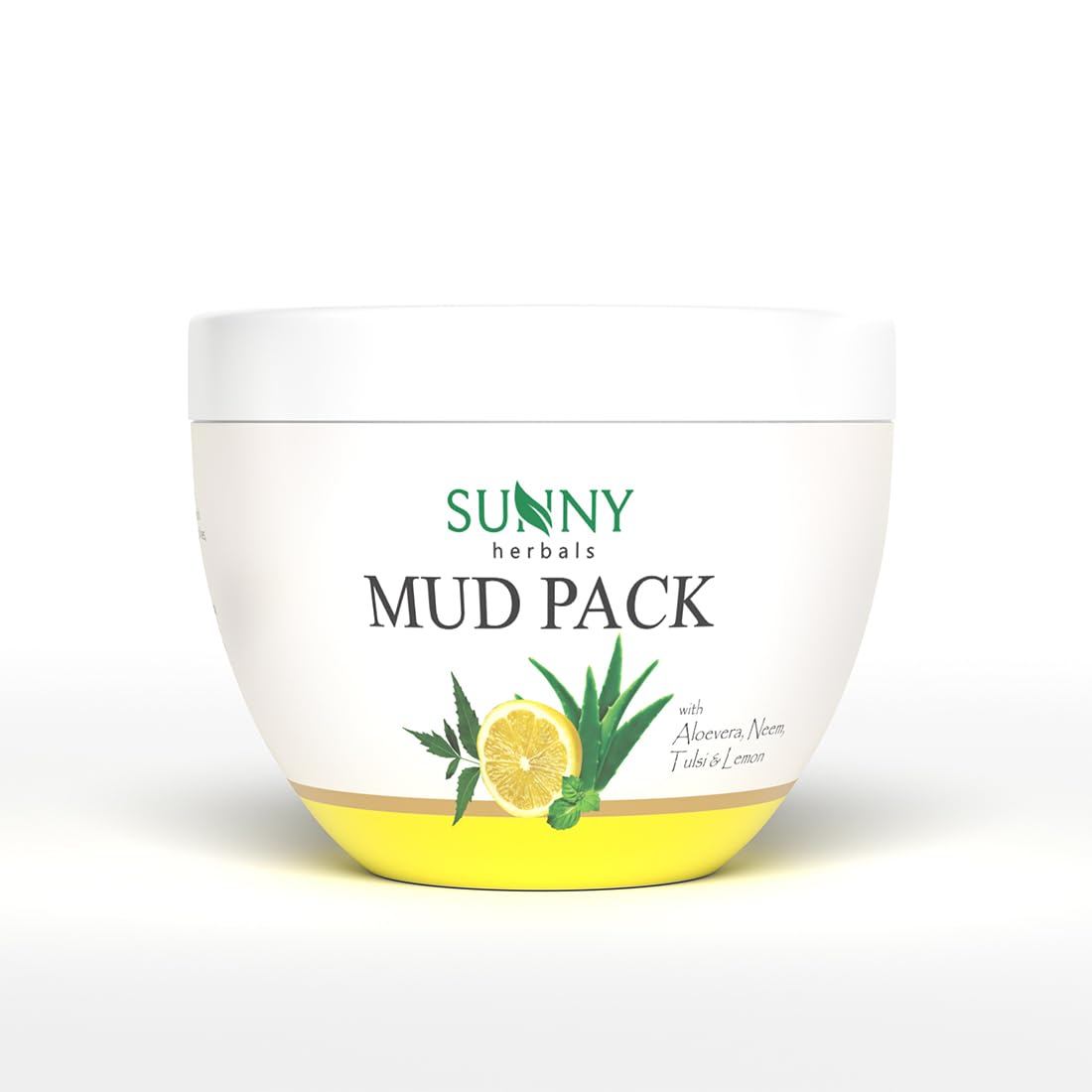 

Sunny Herbals Multani Mitti Mud Pack For Smooth Radiant Skin Reduces Dark Patches Aging Lines All Skin Care 150 gm