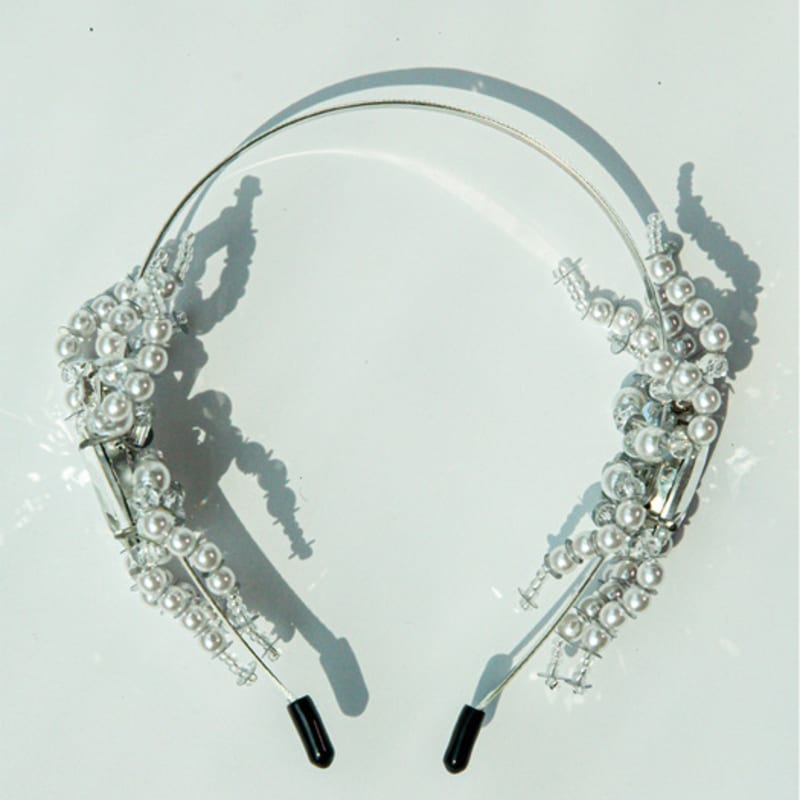 LOVUEE Tarantula Stirnband Weiß