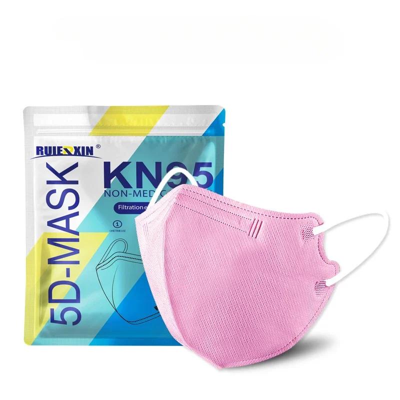 Adult face masks 3D internet celebrity 4-layer KN95 protective Japanese disposable dustproof 2-layer meltblown fabric mascarilla