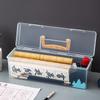 Art Supply Storage Box – Durable Organizer with Handle for Paintbrushes, Calligraphy Brushes, and Other Art Tools, Portable Art