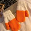 Thickened Winter Mittens All Hand Protection Knit Gloves Geese Design Gloves Handwear All Age Outdoor Activity Essential