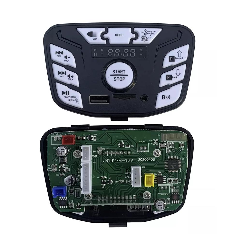 1pc JR1927M-Z 24V JR1927M-12V Central Control Switch Children\\\ s Electric Car Central Control Panel Music Player Speed Adjust