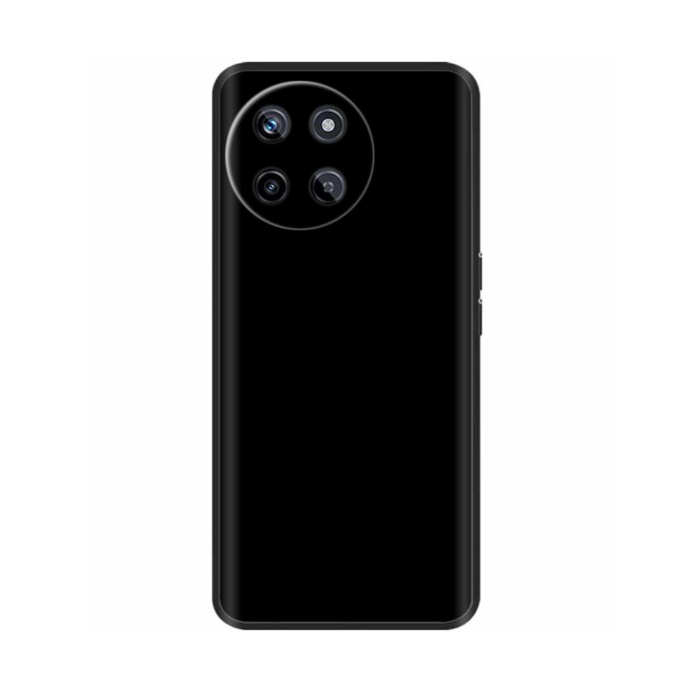 

For Realme 11 4G Case Silicone Soft Marble Flower Black Bumper Fundas Coque For OPPO Realme 11 4G 6.43 realme11 Painted Covers Realme 11 4G
