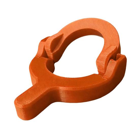 Bottle Opener 3D Printed Cap Launcher for Beer Soda Wine Bottles Easy Press оранжевый