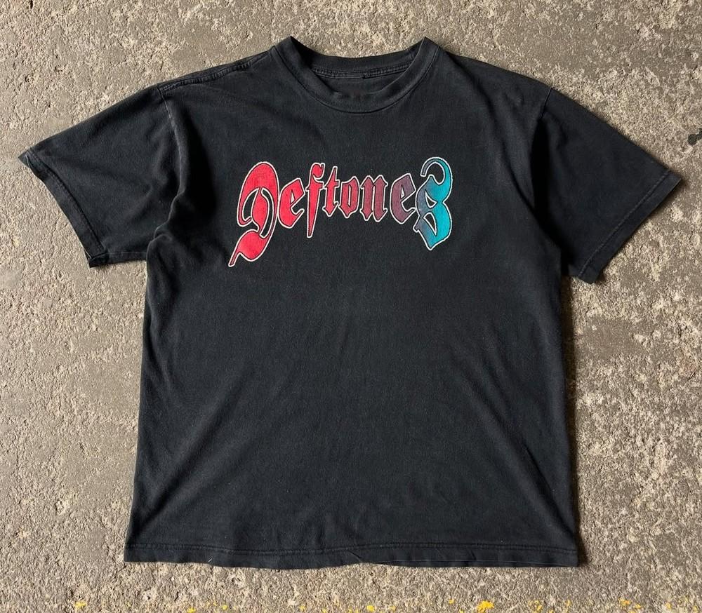 

90s Deftones Around the Fur Lucky 13 Band Shirt Tee Size S-5XL Reprint Unisex T-Shirt XL