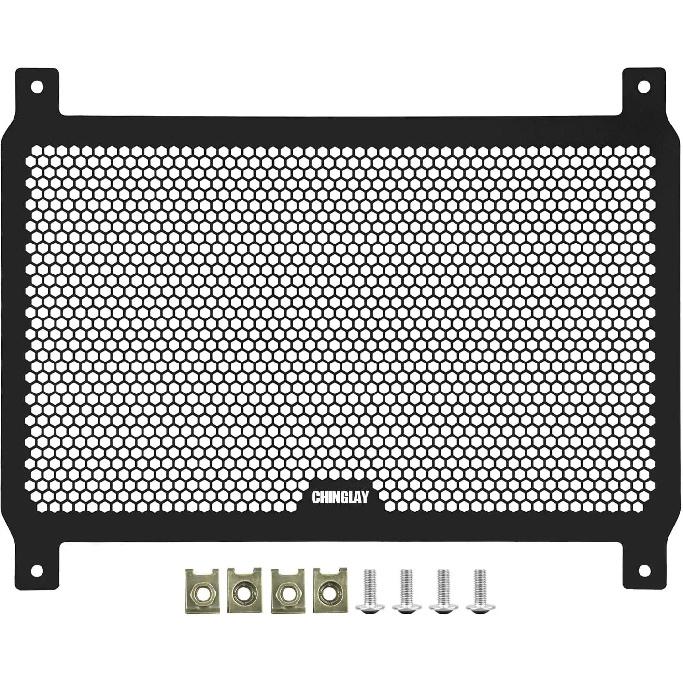 CHINGLAY Radiator Guard for Kawasaki Z900RS / Z900RS CAFE 2021-2025, Aluminum Alloy Mesh Protector Accessories чёрный