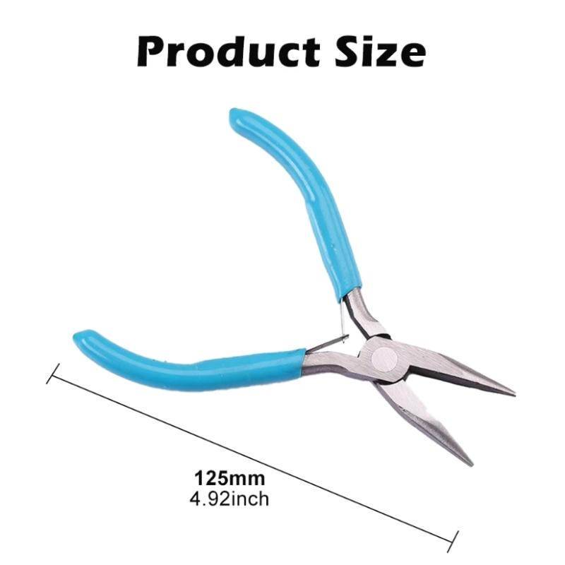Jewelry Making Plier Tool Set Stainless Steel Non-Slip Handles Ideal Gift for DIY Craft Hobby Lovers Adults Kids