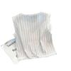 French Retro Lace-Trimmed Blue Striped Vest, 2026 Summer Style: Slimming, Age-Reducing Lace-Up Top for Women