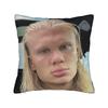 Footall The Haaland Pillow Case  Comfy Pillow Cover Funny Pillowcases For Chair Sofa Home Decor