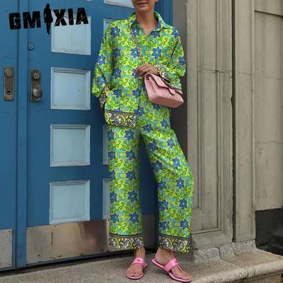 Set di camicie da donna a maniche lunghe primaverili e autunnali, marchio di moda con personalità urbana, stampa digitale 3D, tempo libero, 25 tipi di abbigliamento femminile