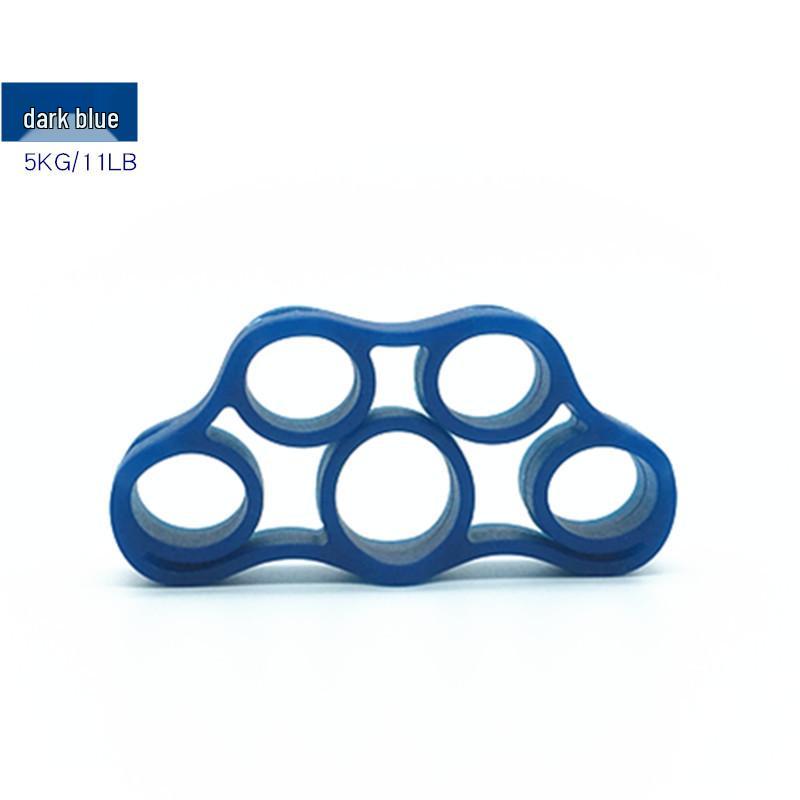 Silicone Finger Resistance Band & Grip Ball Set - Finger Exerciser & Trainer