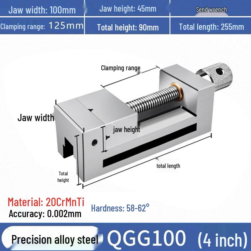 Aokewen 4-inch Precision Grinding Vise