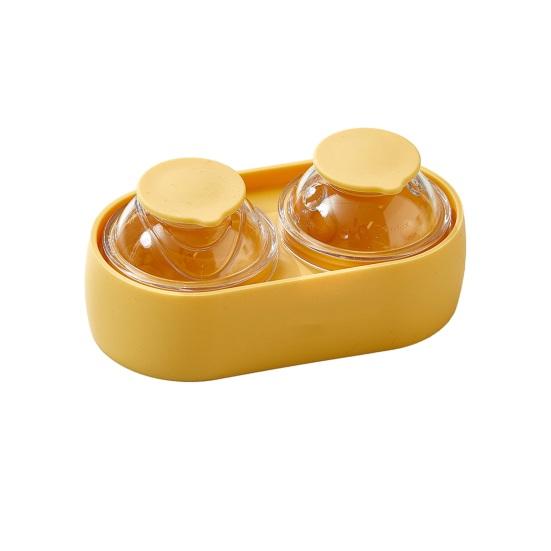 Ice Ball Maker 2 Inch Round Ice Cube Tray with Lid Easy жёлтый