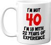 Birthday Birthday Gift Ceramic Coffee Mug 18 Years Of Experience Tea Mug
