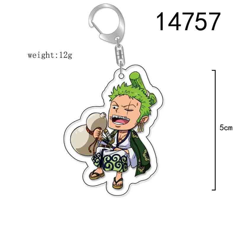 Anime/Cartoon One Piece Keychain/Acrylic Keychain - Luffy, Zoro Acrylic Keychain/Cartoon Keychain Gift