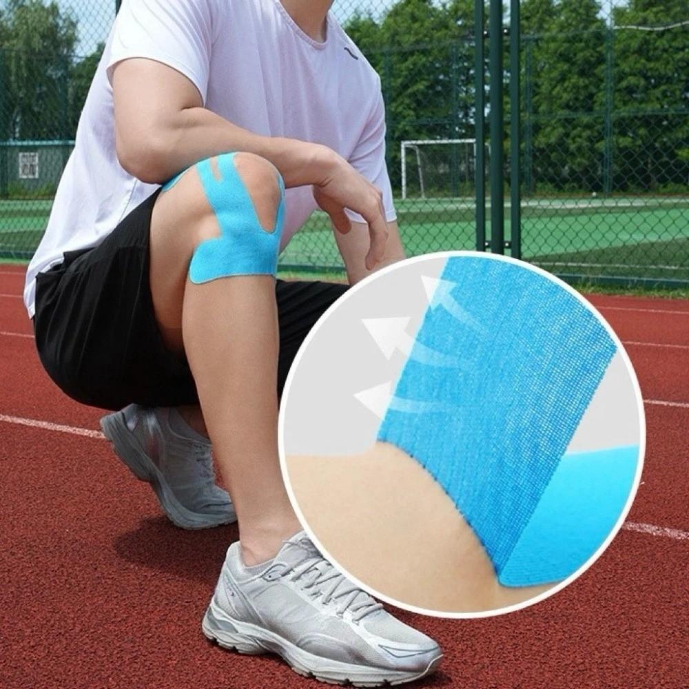 10pcs Knee Support Kinesiology Tape Breathable Muscle Protection Tape  Marathon