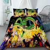 2026 Hot Sale Japanese Anime Dragon Ball Son Goku Bedding Set Quilt Cover Twin Full Bedroom Bed Decor for Teens Best Gifts