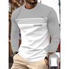 Fashion Men's Long Sleeve Casual Comfort Top Soft Versatile Pullovers Long Sleeves Men’s