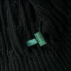Women's black cardigan sweater