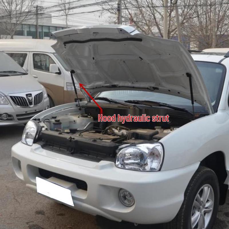 Hyundai Santa Fe Engine Hood & Tailgate Hydraulic Support Rods - Front & Rear Accessory Set