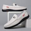 Men's breathable loafers brand one-pedal driving shoes British lazy shoes