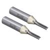 2PCS Woodworking Drill Bits 12 Inch Tungsten Steel CNC 3 Flutes Cutting Drill Bits
