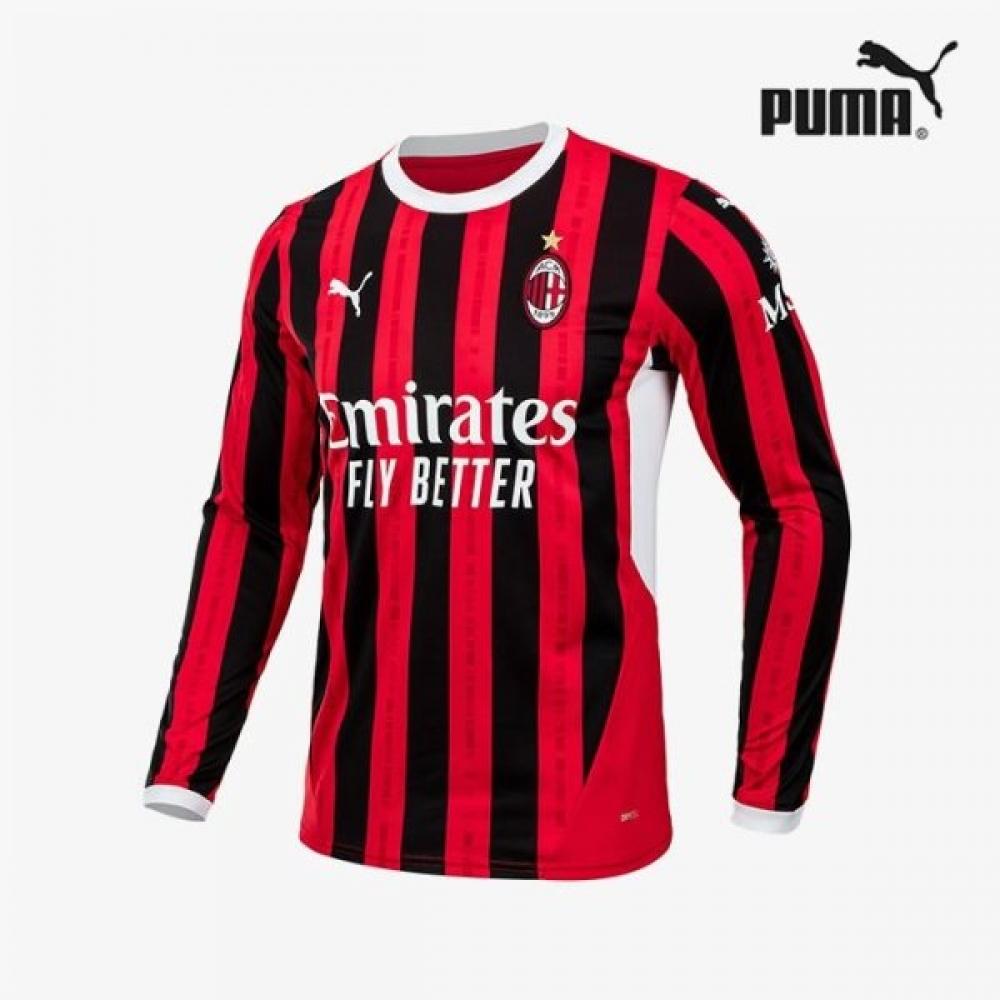 

Puma Galleria Puma Ac Milan 24 25 Домашняя круглая спортивная футболка с длинным рукавом 100