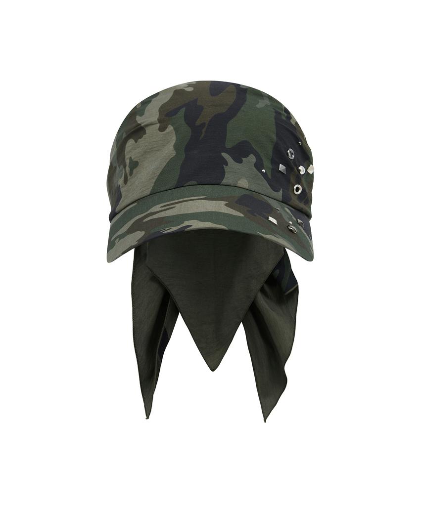 MIDNIGHT MOVE Camo Bandana Cap (Khaki)