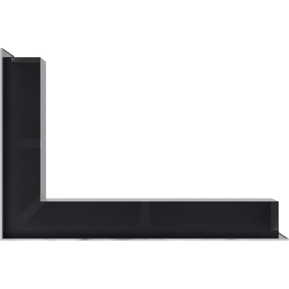 Vent Cover LUFT Corner Right 40x60x9 Polished Slim