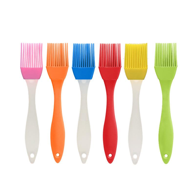 Silicone  Brush With Plastic Handle Kitchen Barbecue Grill Oil Brush Cooking Accessories