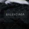 Balenciaga Domestically Authorized 22AW 721789 TNQ30 Back BB Zip-up Fur Coat Jacket/Fur Coat Jacket 32 White X blackUsed