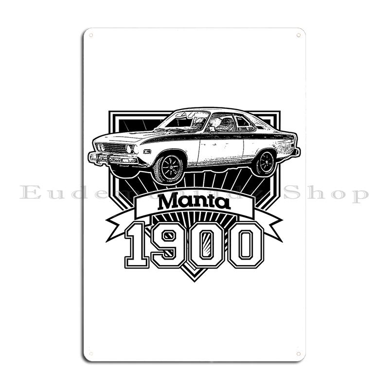 

Guy Colsoul rallysport Mighty Manta 1984 Opel Manta 400 B ADVERT Classic vehicle Metal Designing Wall Mural Tin Sign Poster 20x30cm