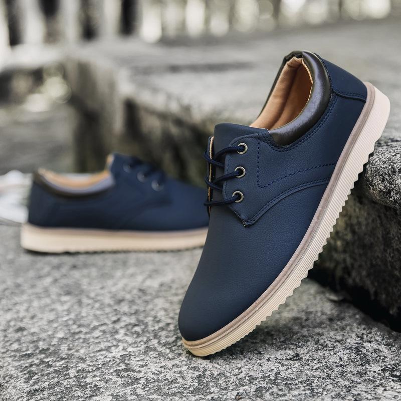 Nové pánské boty Vzduchový polštář tenisky prodyšné outdoorové vycházkové sportovní boty pro muže šněrovací obuv pro volný čas pánská obuv tenisky