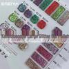 Crushed Diamond Aurora Glitter Nail Gel: Pearlescent Shimmer Powder, Popular Light Therapy Gel, Kaleidoscope Effect
