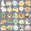 50PCS Cartoon-Style Waterproof Stickers: Cute Graffiti for Journals