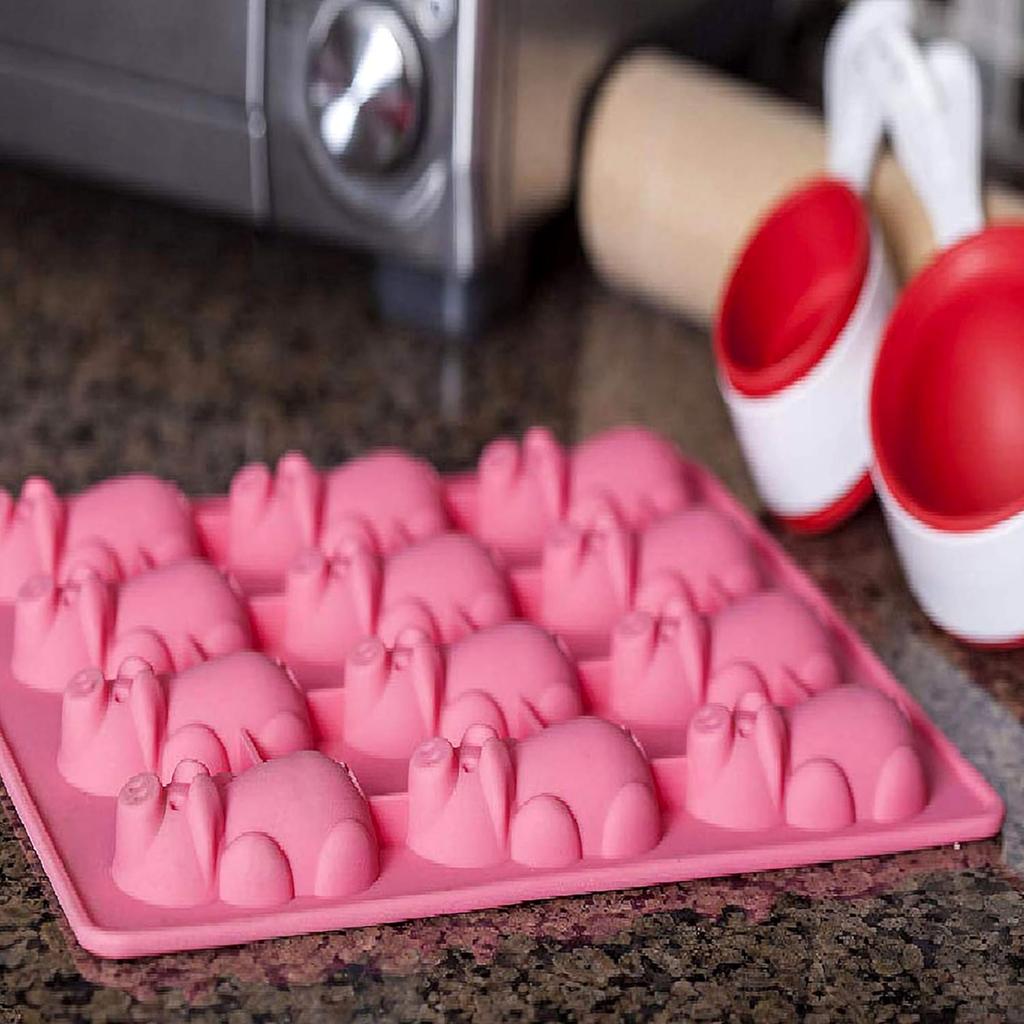 1 PCS Pink Piggy Silicone Mould, Piggy Cake Mould Chocolate Mould, Little Pig Silicone Baking Pan .