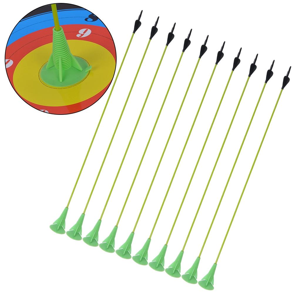 (10 Pcsset)Rubber Sucker Arrowhead Children Toy Practice Archery Arrowhead Outdoor Entertainment