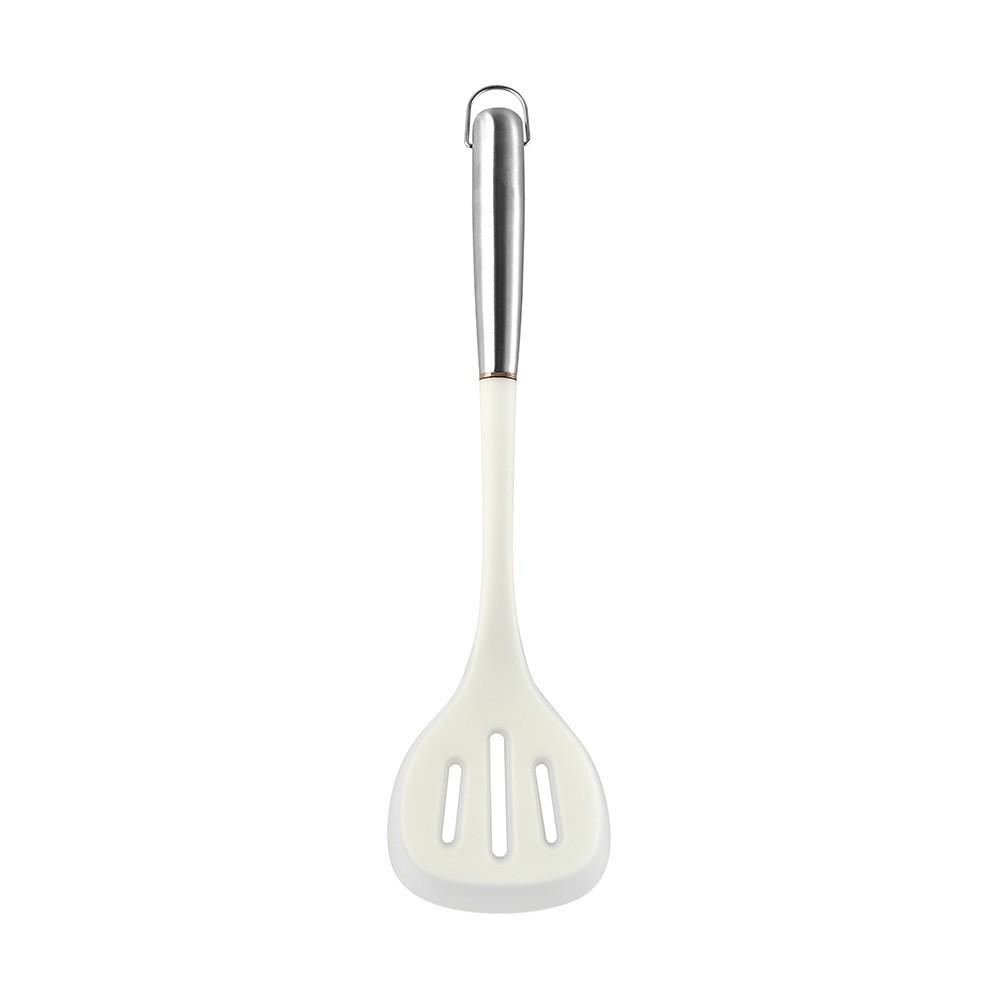 New Stainless Steel Handle Silicone Kitchenware Set Household Spatula Cooking Spoon Spatula Kitchen Non-stick Pan Silicone