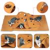 Cat Play Training Mat Cat Burrowing & Tearing Litter Mat Felt Cat Agility Training Mat
