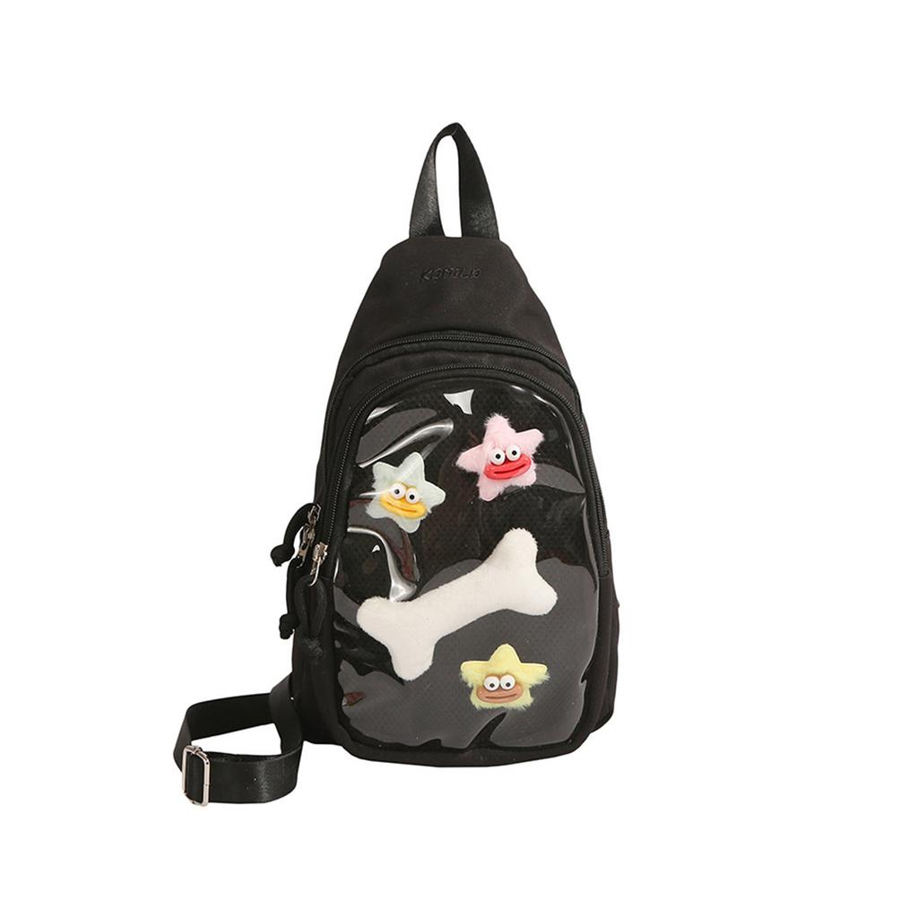 Itabag Konvertierbarer Crossbody Rucksack Durchsichtiger Itabag Umhängetaschen Damen Ita Tasche Crossbody Tasche Handtasche Satchel für Damen