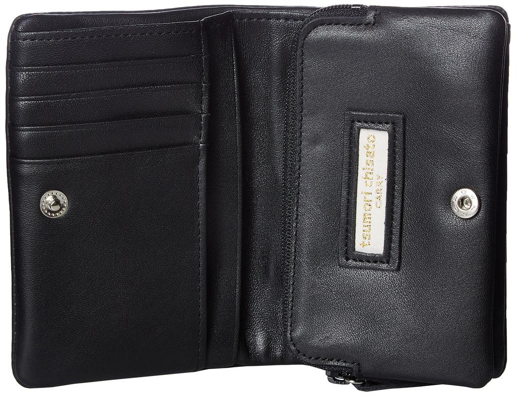 Tsumori Chisato Soft Leather Wallet 57001 01 Bi-Fold (Black)
