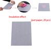 Sheets 20 Paper Puzzle Saver Peel Large Clear Glue Sheets Preserver Diy Handmade