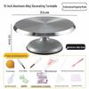UOSO Aluminum Alloy Cake Decorating Turntable Set