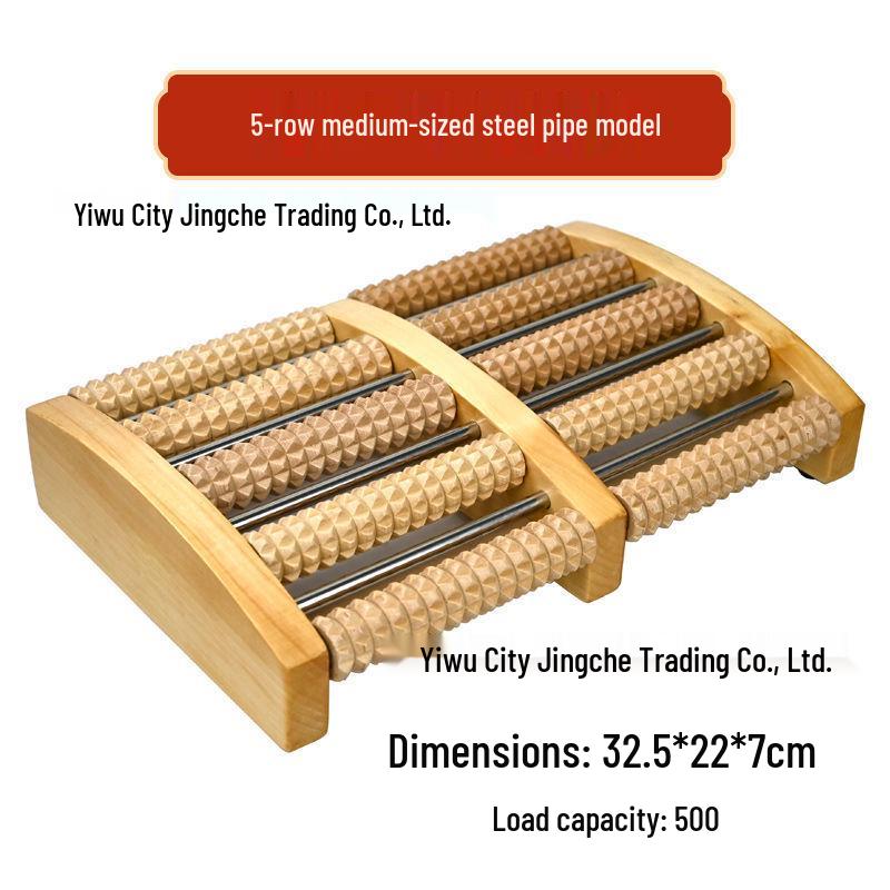 Wooden Plantar Foot and Leg Massager Roller