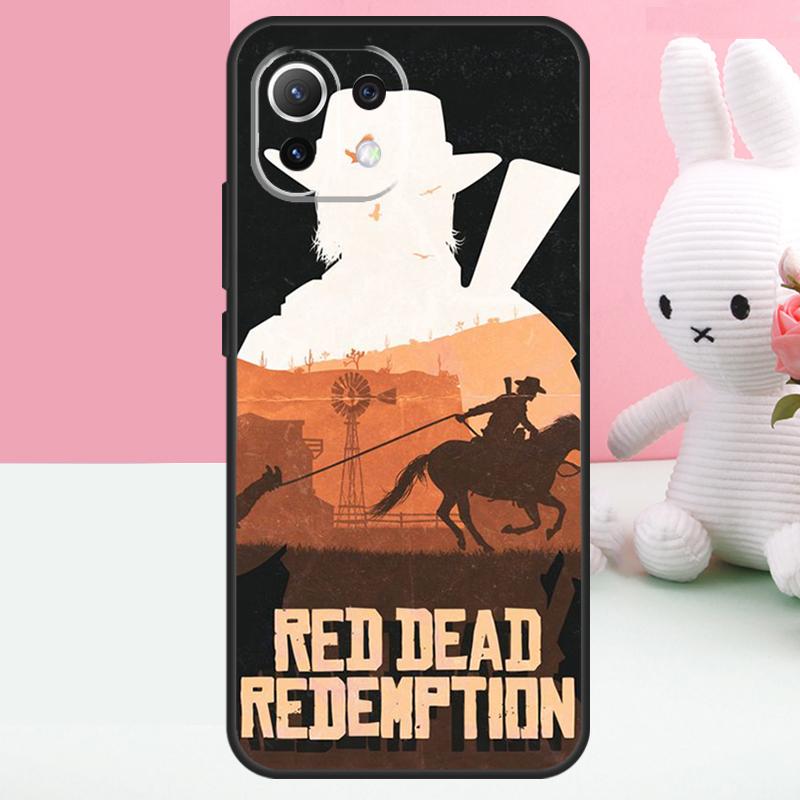 Red Dead Redemption 2 Funda For POCO F5 X3 X4 X5 Pro M4 F4 GT C40 F3 Case For Xiaomi 13 Lite 12 11T 12T Pro 12X