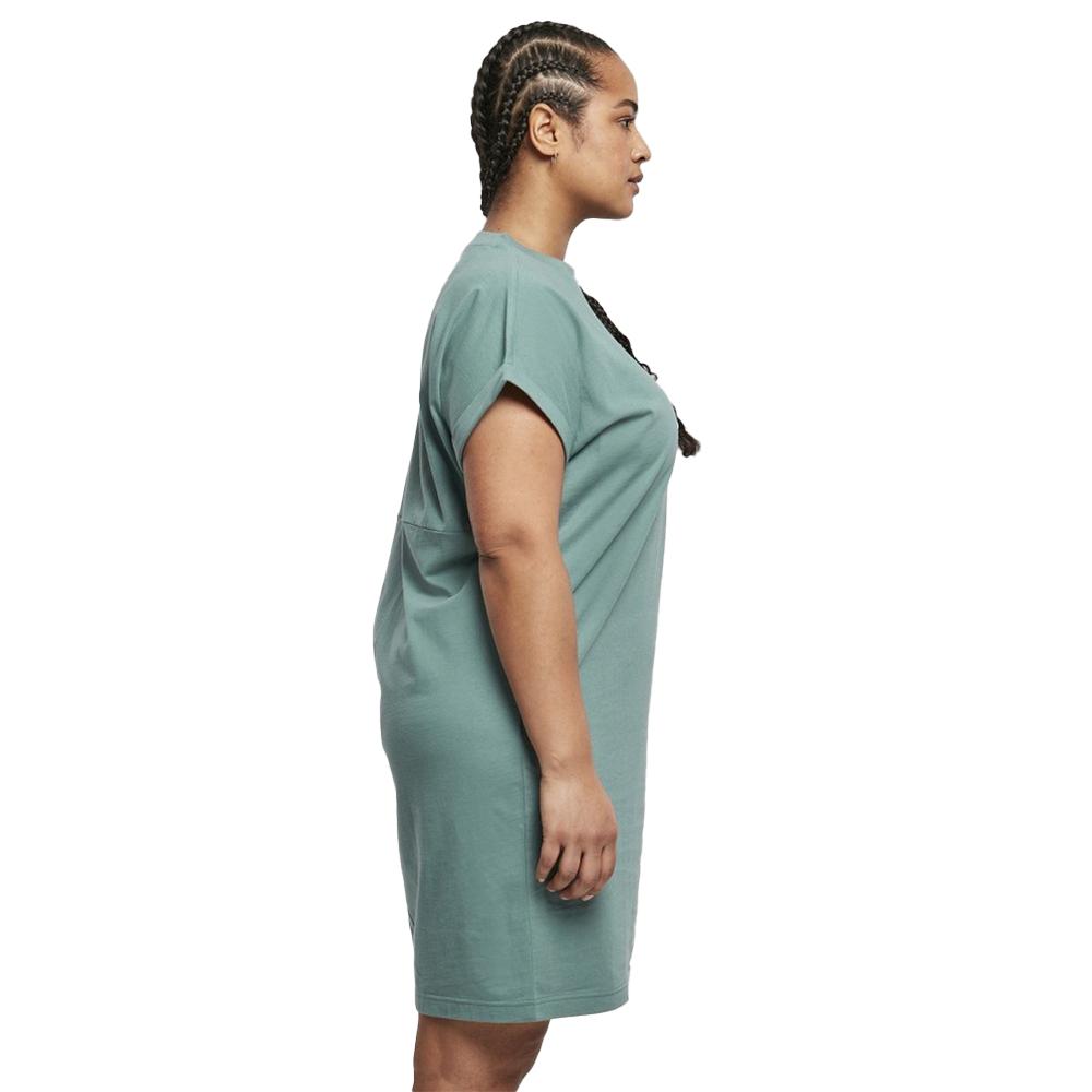 Urban Classics Womens/Ladies Organic Cotton Cut-On T-Shirt Dress