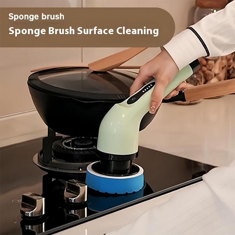 9-in-1 Electric Cleaning Brush Electric Spin Cleaning Scrubber Electric Cleaning Tools Parlour Kitchen Bathroom Cleaning Gadgets