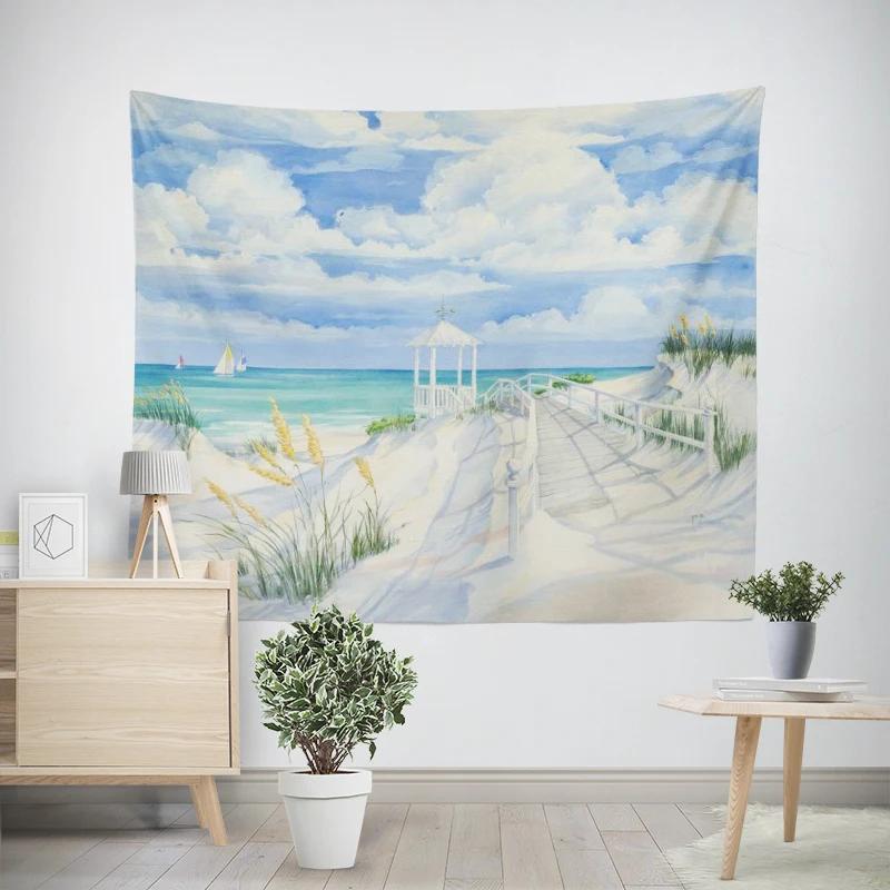 Modern Wall Decoration Aesthetics Home Hawaii Tapestry Rural Nostalgia Hanging Large Fabric Autumn Bedroom Hanging Fabric